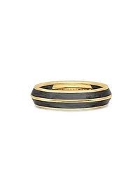 Knife Edge Band Ring 18K Yellow Gold