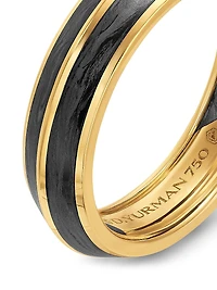 Knife Edge Band Ring 18K Yellow Gold