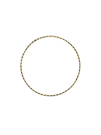 Streamline Faceted Chain Necklace 18K Yellow Gold