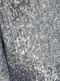 Sequinned Turtleneck Top
