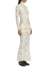 Lace Sheath Maxi Dress