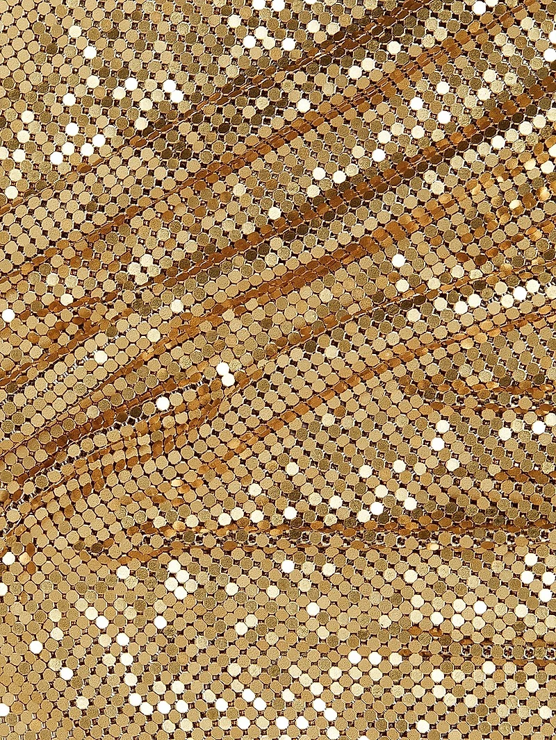 Embellished Mesh Minidress