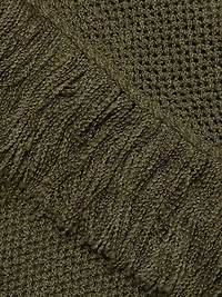 Nora Lite Fringe Knit Minidress