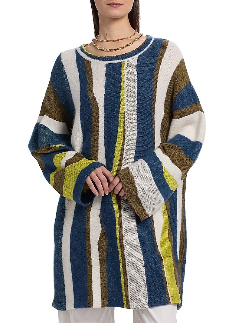Nora Shore Striped Cotton Tunic