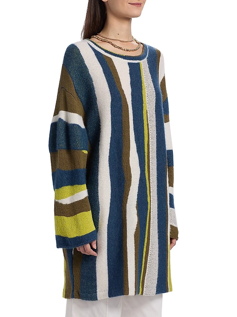 Nora Shore Striped Cotton Tunic
