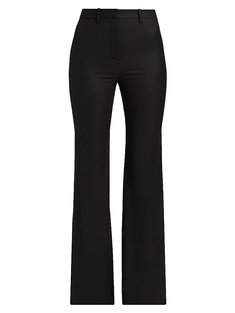 Corette Virgin Wool Boot-Cut Pants