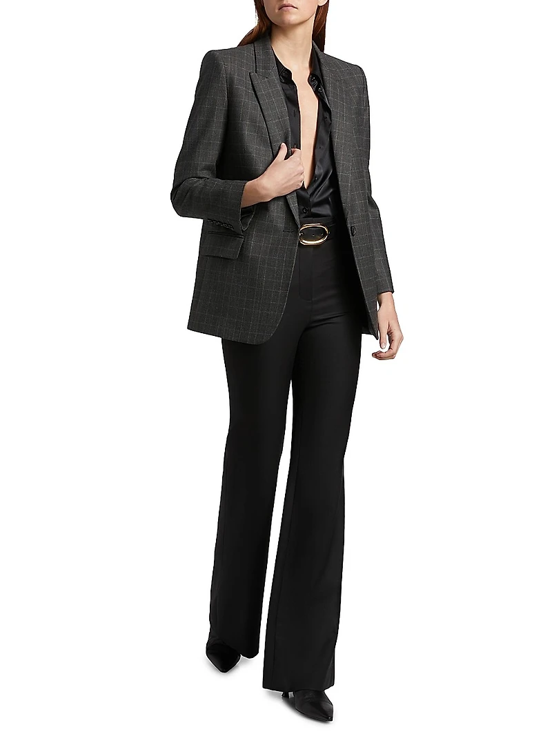 Corette Virgin Wool Boot-Cut Pants