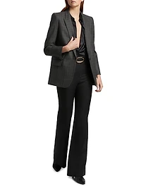 Corette Virgin Wool Boot-Cut Pants