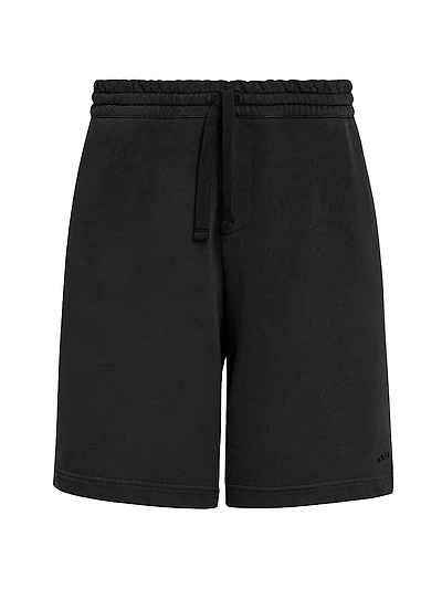 Vintage-Wash Drawstring Shorts