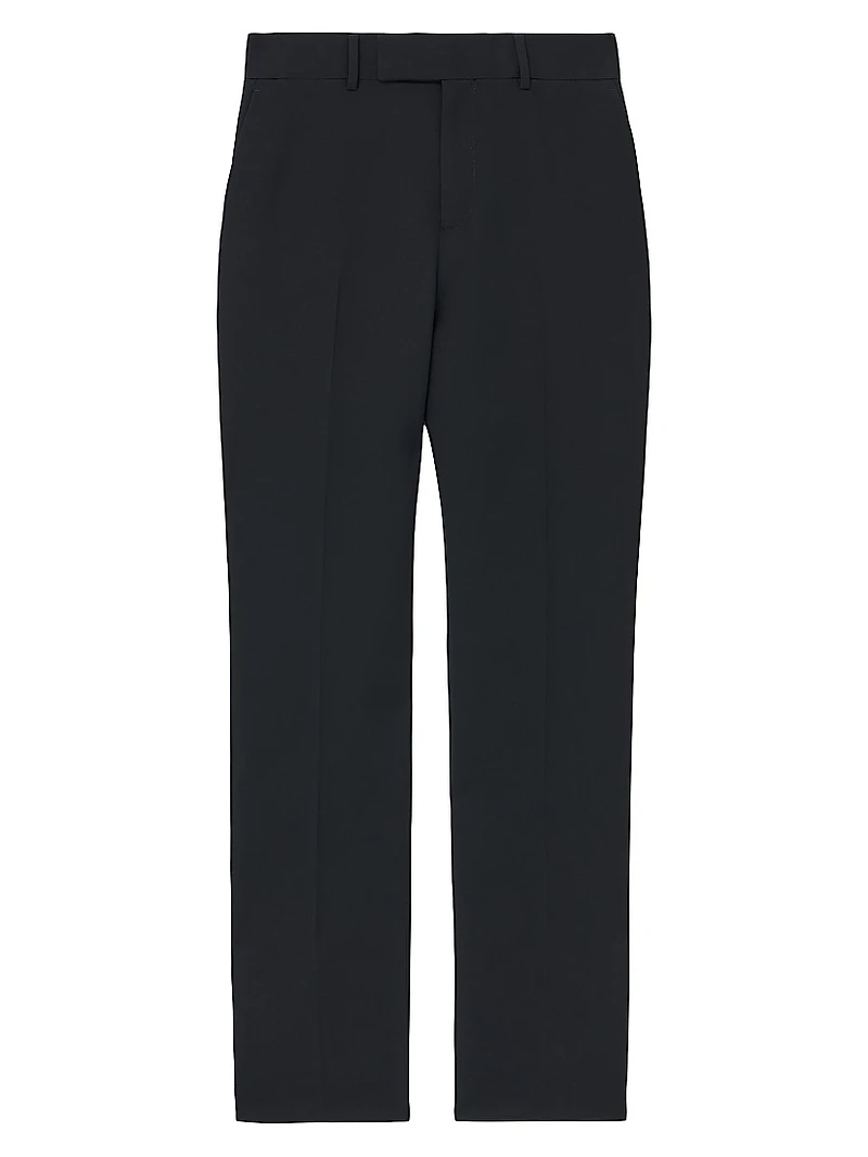 Raw Edge Wool Trousers