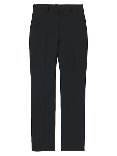 Raw Edge Wool Trousers