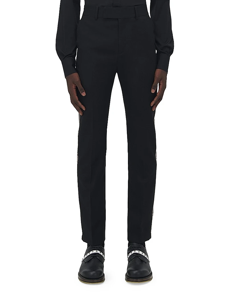 Raw Edge Wool Trousers