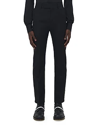 Raw Edge Wool Trousers