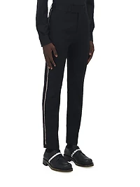 Raw Edge Wool Trousers