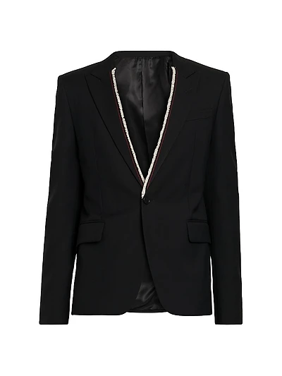 Raw Edge Tailored Jacket