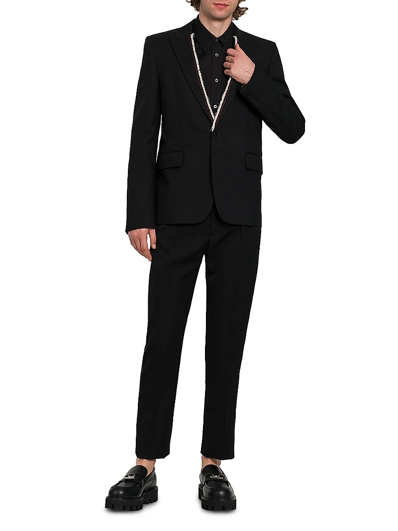 Raw Edge Tailored Jacket
