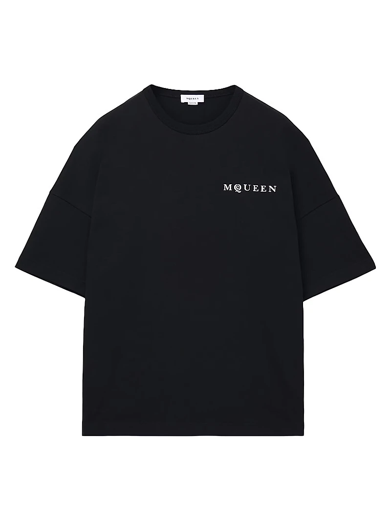 Logo Cotton Crewneck T-Shirt