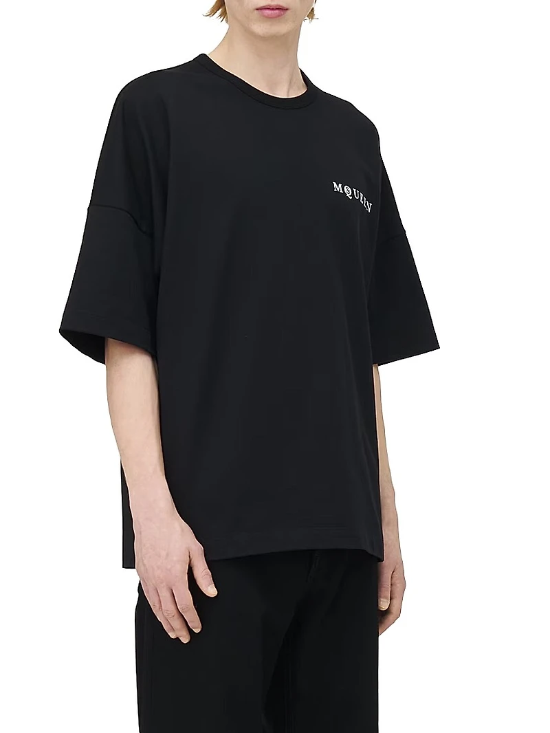 Logo Cotton Crewneck T-Shirt