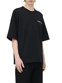 Logo Cotton Crewneck T-Shirt