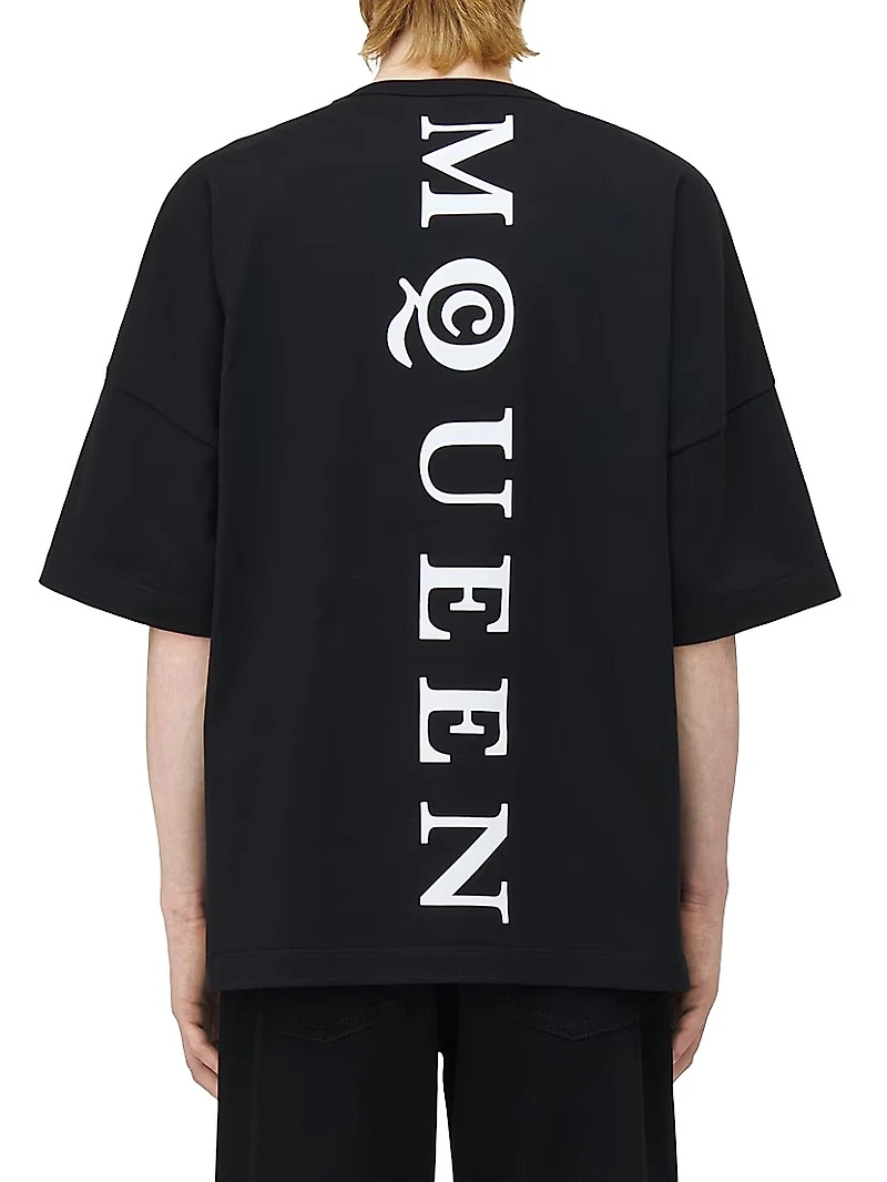 Logo Cotton Crewneck T-Shirt