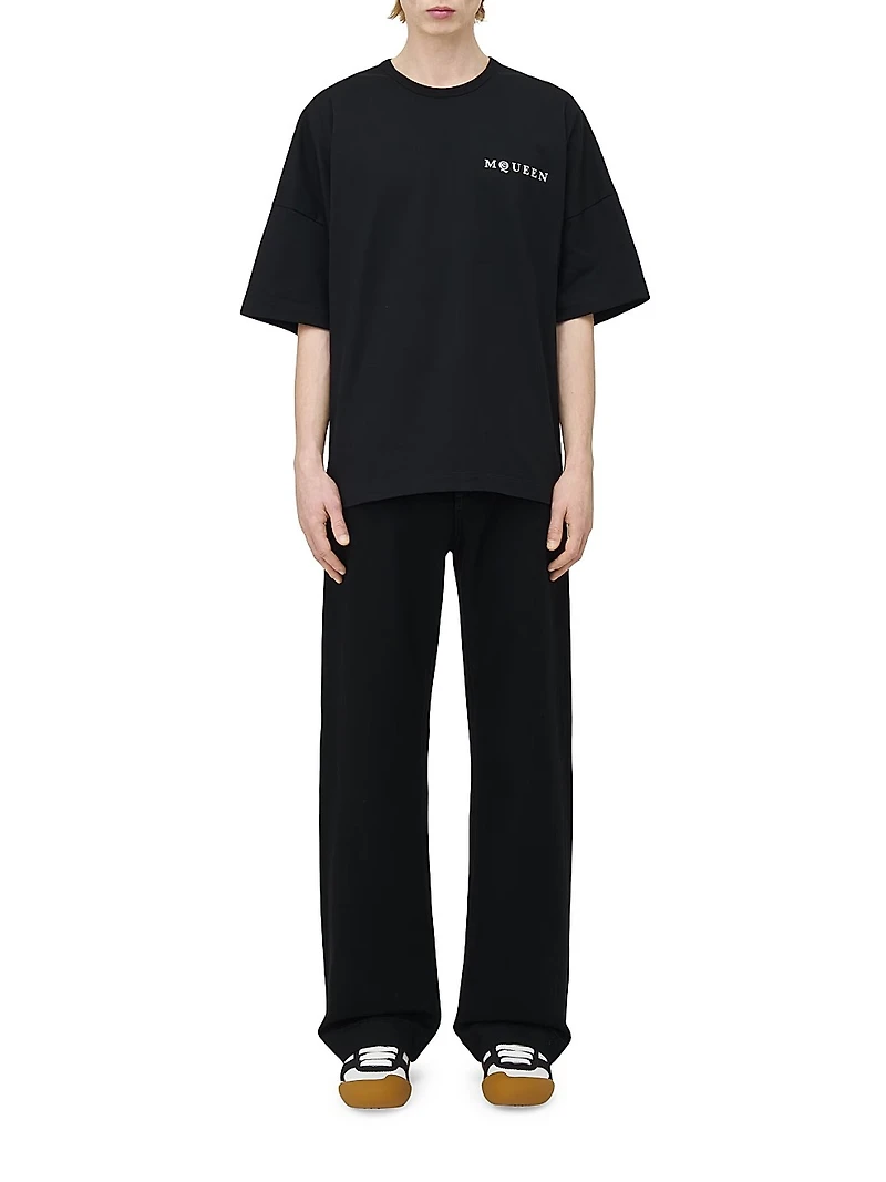 Logo Cotton Crewneck T-Shirt