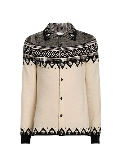 Skull Knit Cardigan