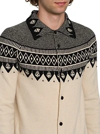 Skull Knit Cardigan