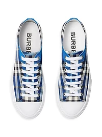 Check Low-Top Sneakers