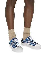Check Low-Top Sneakers