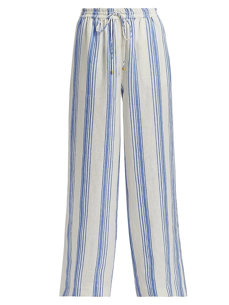 Isabelle Striped Linen Pants