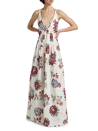 Provence Strappy Maxi Dress