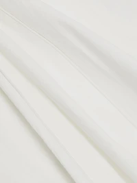 Sylvie Cotton Bubble-Hem Midi-Dress