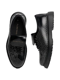 Derby Football Leather Shoes