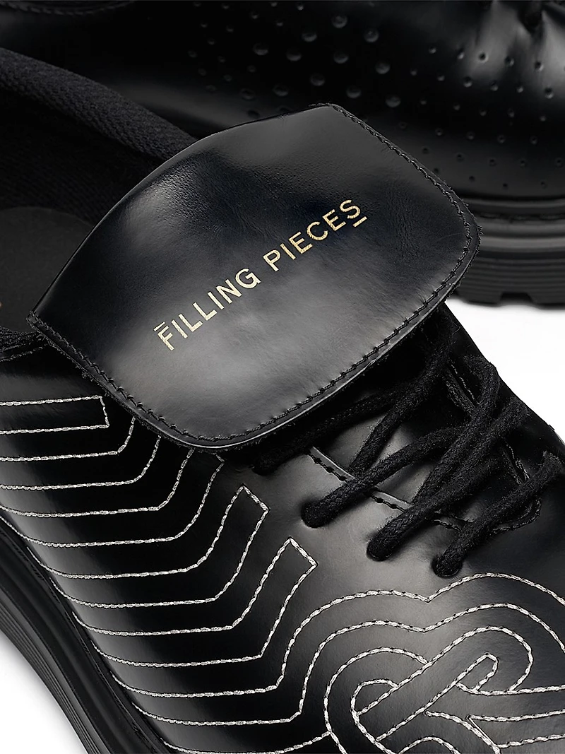 Derby Football Leather Shoes