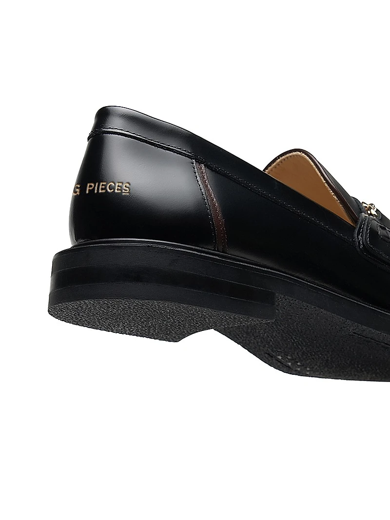 Gowtu Leather Penny Loafers