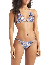 Disco Butterfly Halterneck Bikini Top