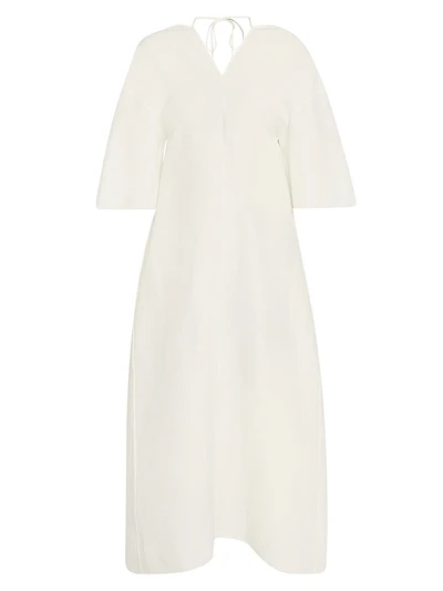 Mia Silk A-Line Maxi Dress