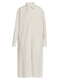 Chihiro Striped Midi Shirtdress