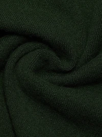 Wool-Cashmere Crewneck Cardigan