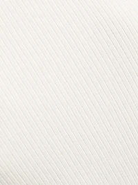 Elbow-Length Sleeve Cotton Turtleneck