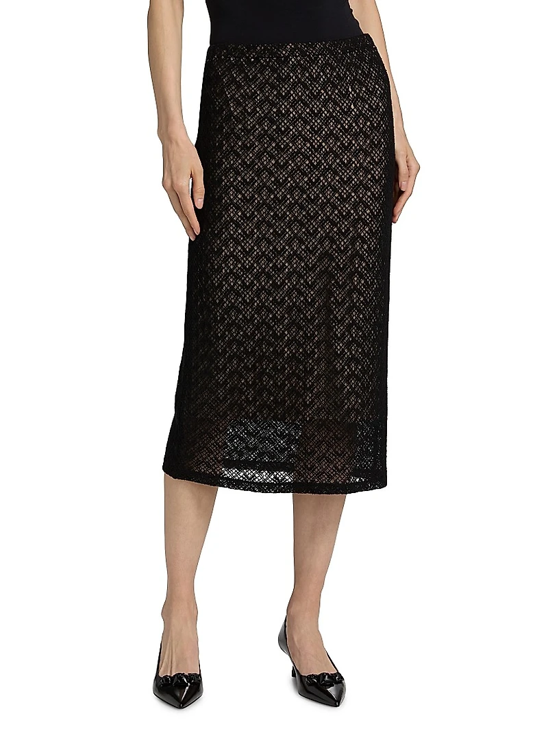 Lace Midi-Skirt