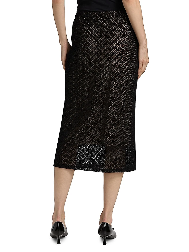 Lace Midi-Skirt