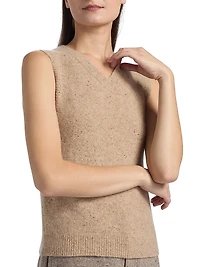 Donegal Cashmere Sweater Vest