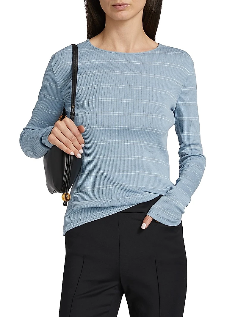 Striped Pima Cotton Top