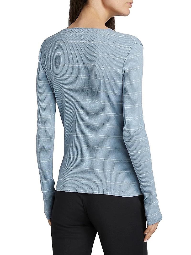 Striped Pima Cotton Top