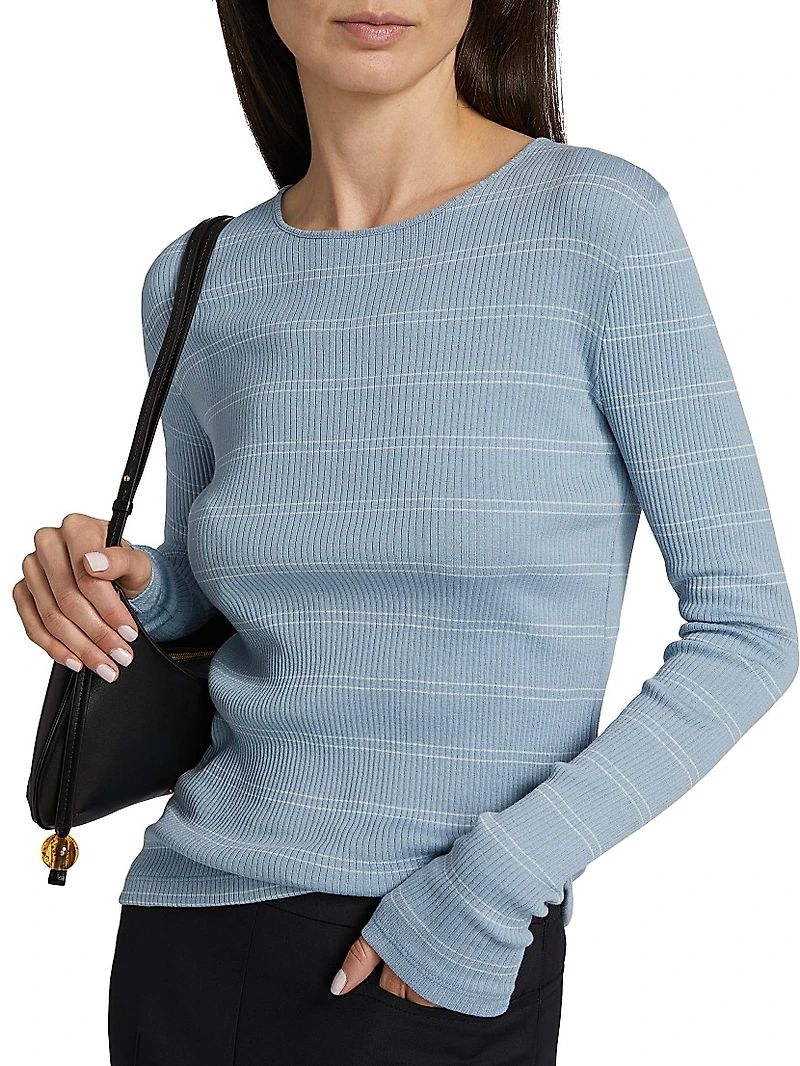 Striped Pima Cotton Top