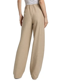 Wool-Blend High-Rise Pants