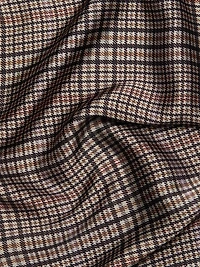 Plaid Fit & Flare Cowlneck Maxi Dress