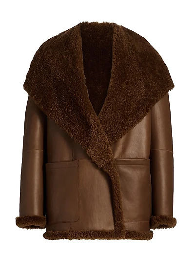 Shearling Hooded Jacket