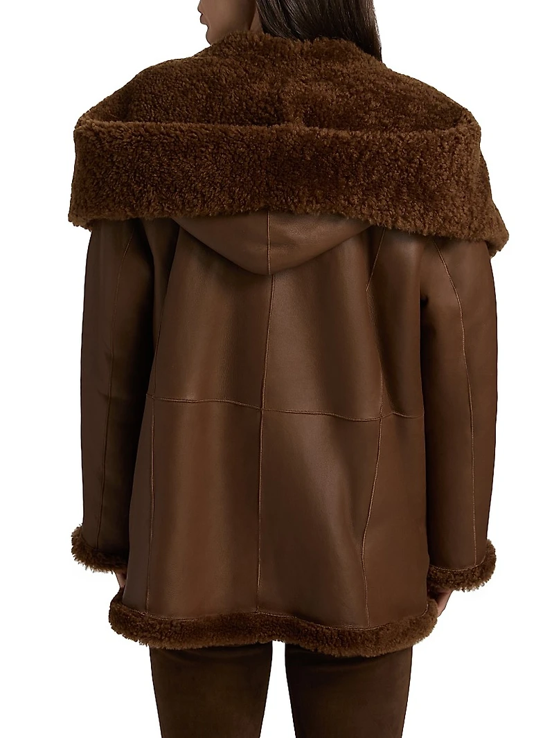 Shearling Hooded Jacket